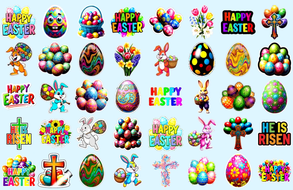 Easter Celebration Stickers