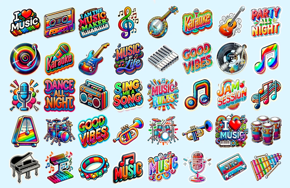 Musical Stickers