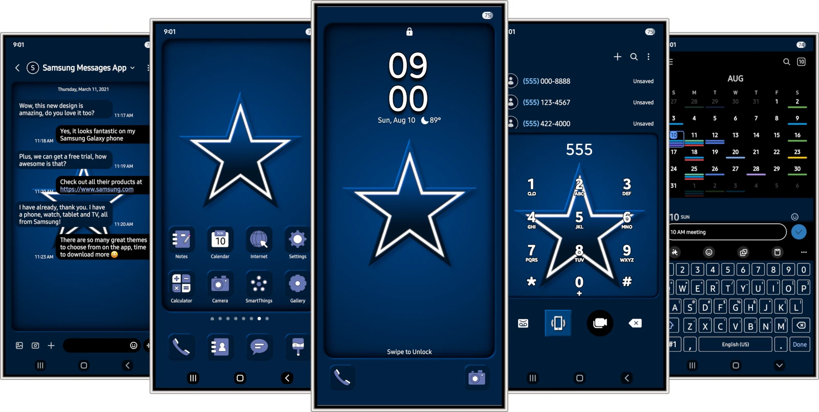 Blue Star Theme