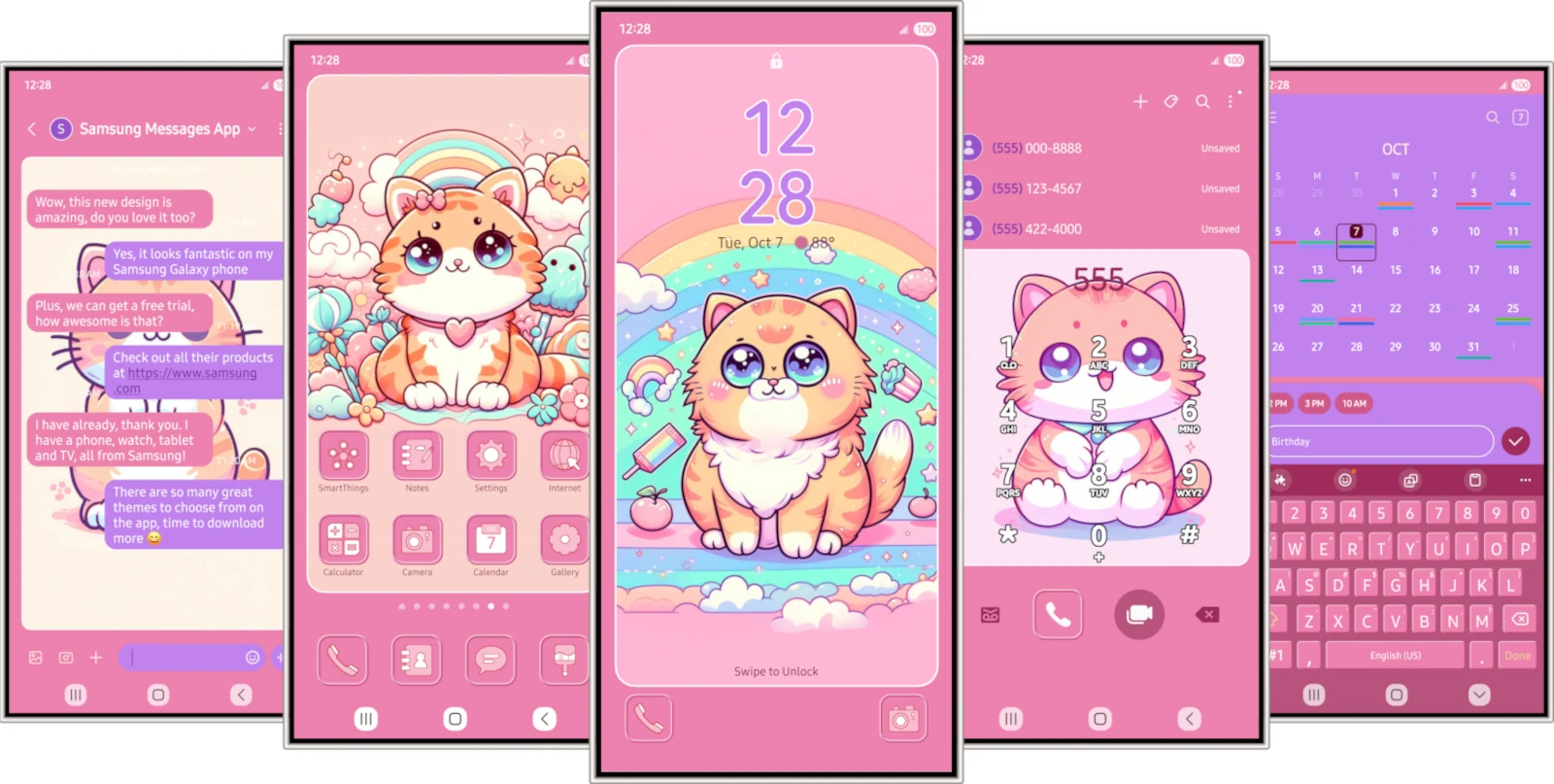 Cute Dancing Cat Theme