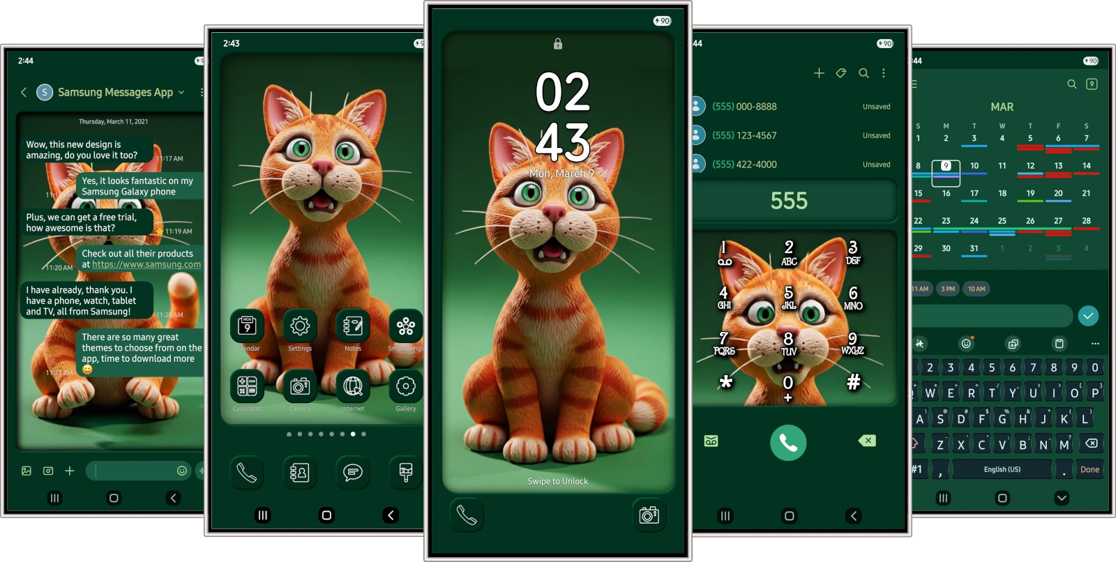 Surprised Scaredy Cat Theme