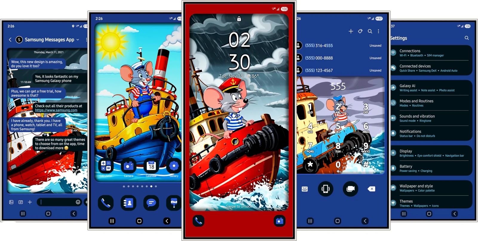 Mouse on a Boat Theme