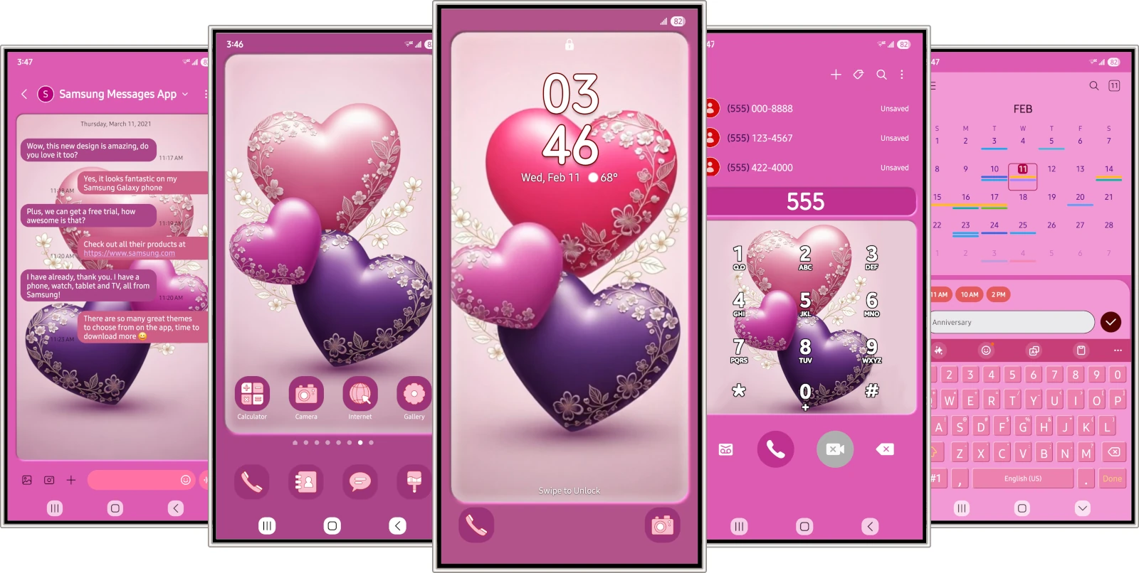 Vibrant Hearts Theme